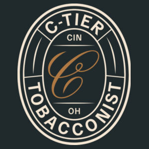 Creekside Cigar Co. "C-Tier Tobacconist" Printed T-shirt Design